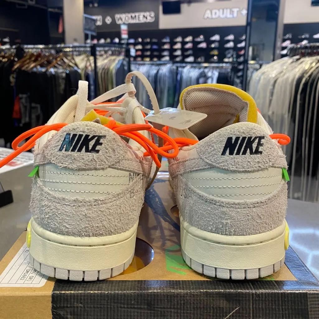 Nike Dunk Low Off-White Lot 13 Size 12 DJ0950-110 - Pre-Owned