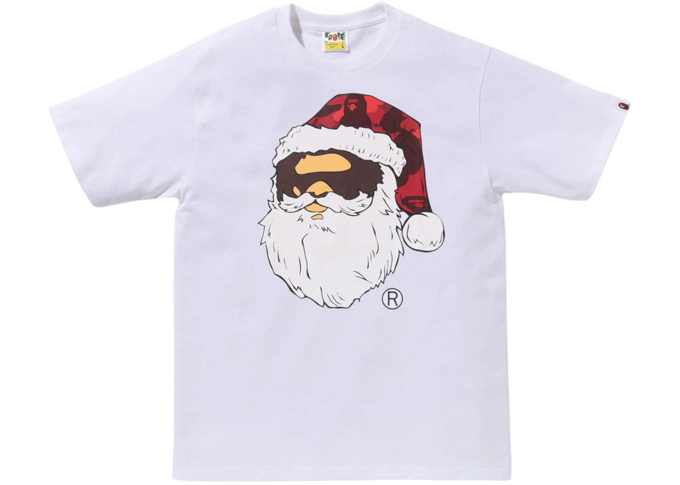 BAPE Christmas Ape Head Tee (FW25) White
