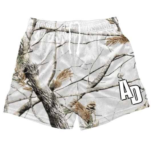White Camo Shorts