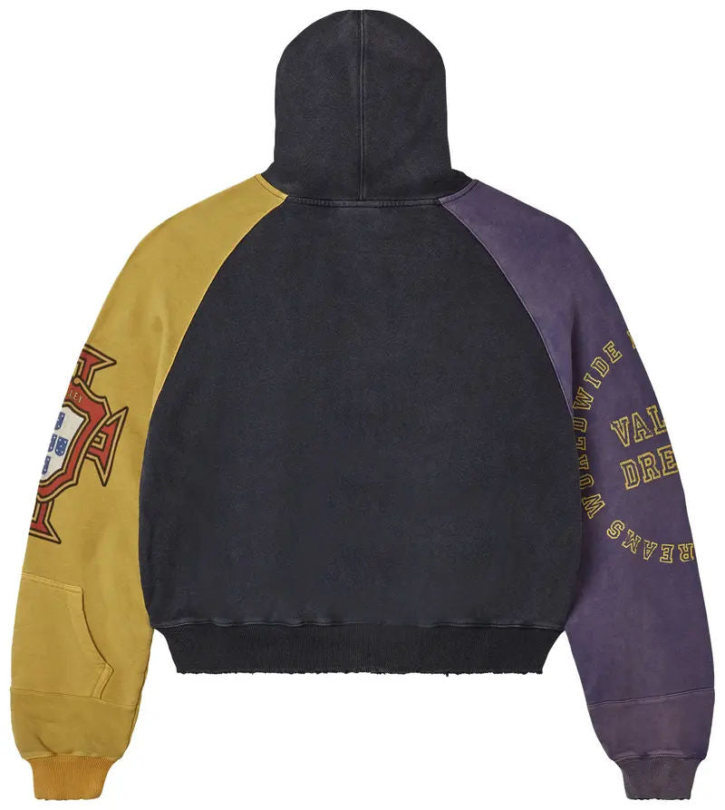 Vale Forever Crest Zip Up Purple/Black/Yellow