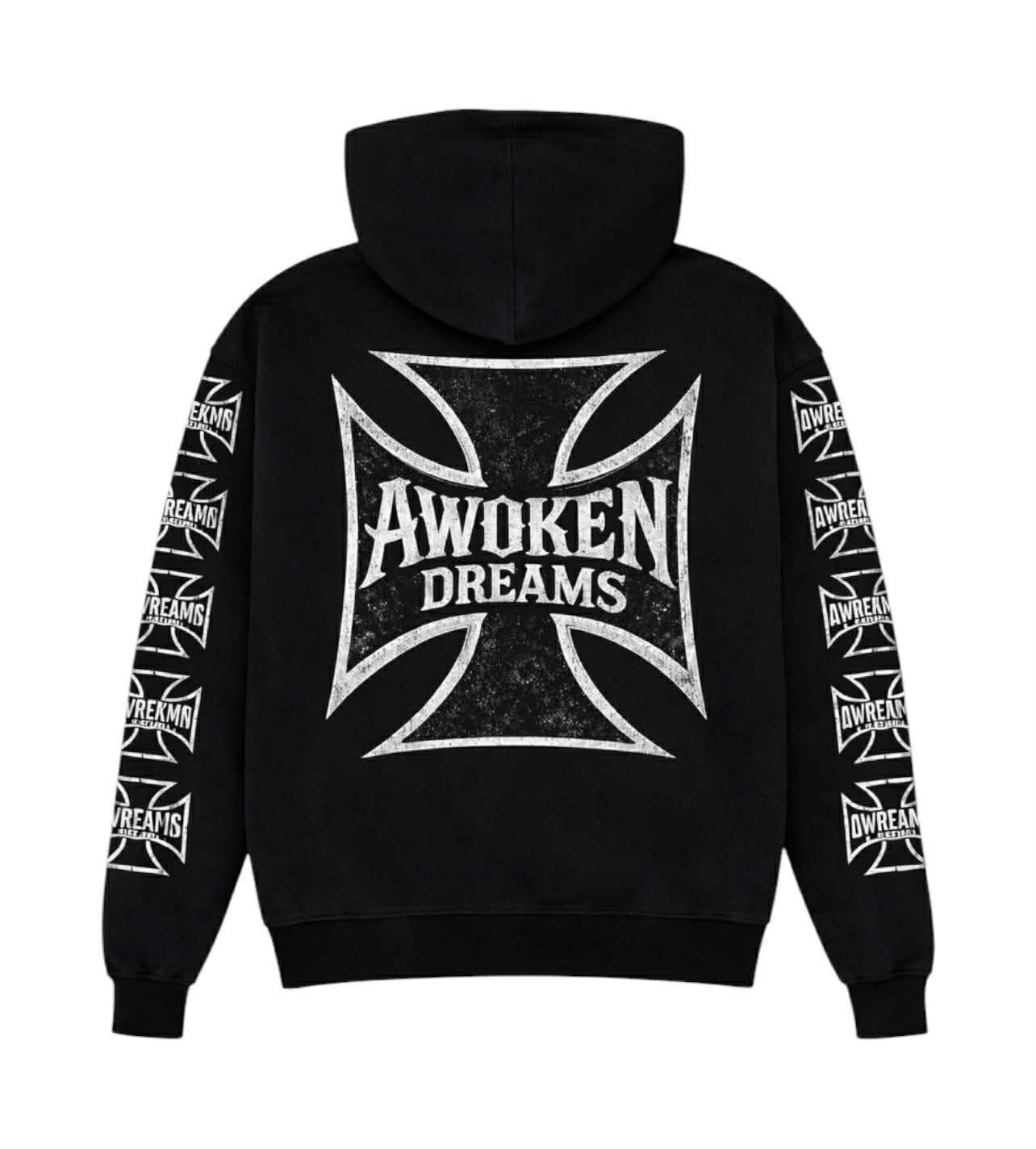 Awoken Dream West Coast Chopper Hoodie Black