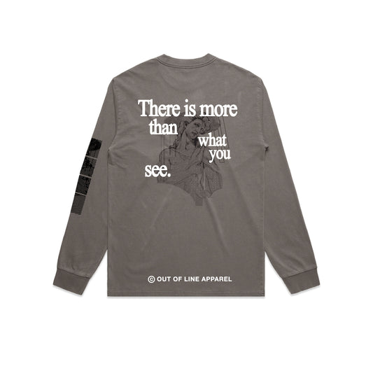 "There is More" Faded Grey V2 LS Tee