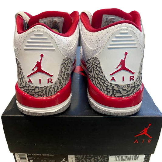 Jordan 3 Retro Cardinal (GS) - Pre-Owned