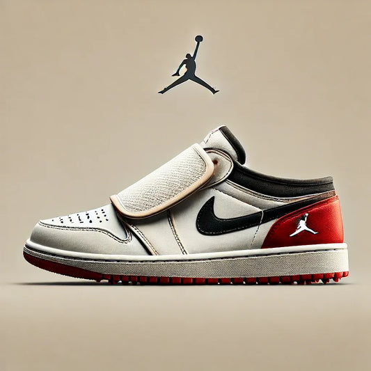 A Pair of Air Jordan 1 Mule Golf Chicago