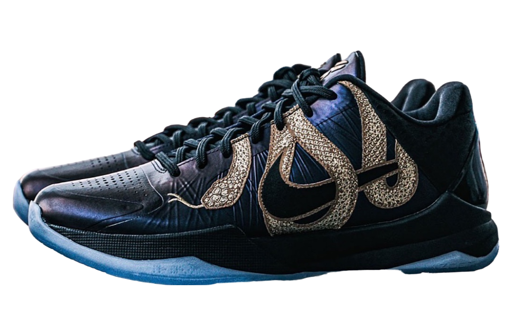 A pair of Nike Kobe 5 Protro Year of the Mamba Eggplant