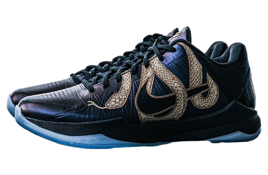 A pair of Nike Kobe 5 Protro Year of the Mamba Eggplant