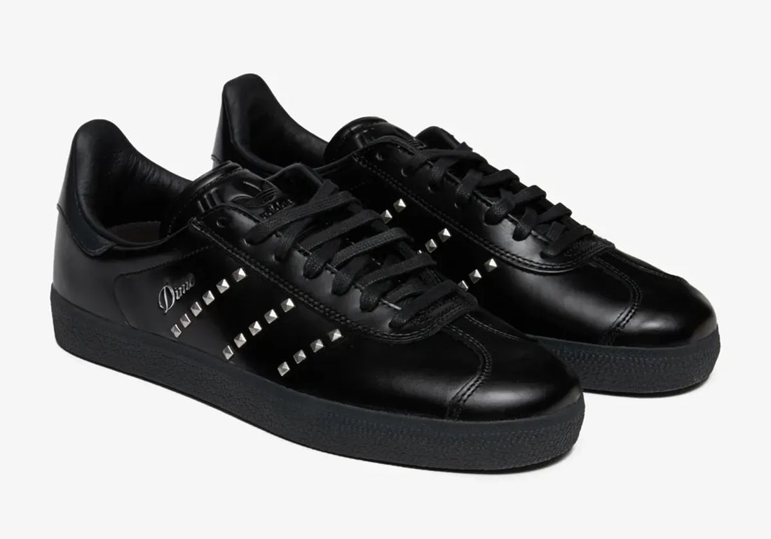 The Dime adidas Gazelle ADV sneaker. The revamped Dime x adidas Gazelle ADV brings an upgraded feel to the Adidas Gazelle with two clean color options