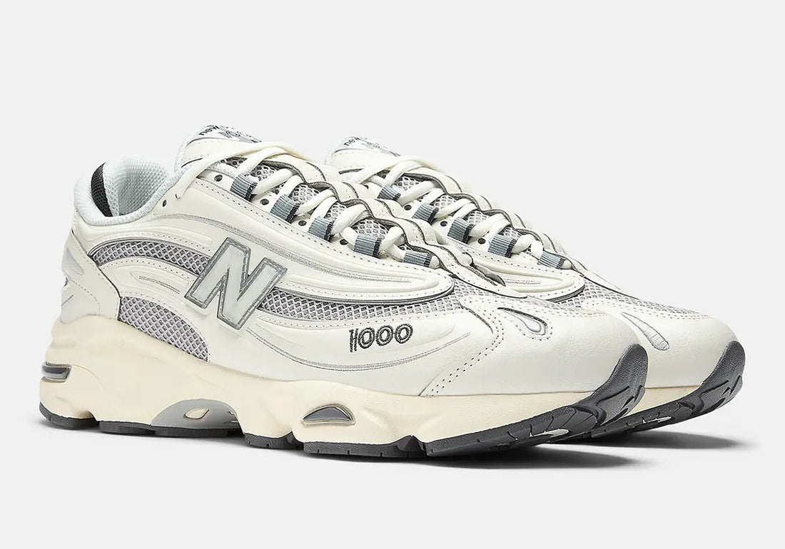 This retro-futuristic runner from the early 2000s is back from the archives, hitting that perfect blend of throwback tech and clean neutral vibes. 