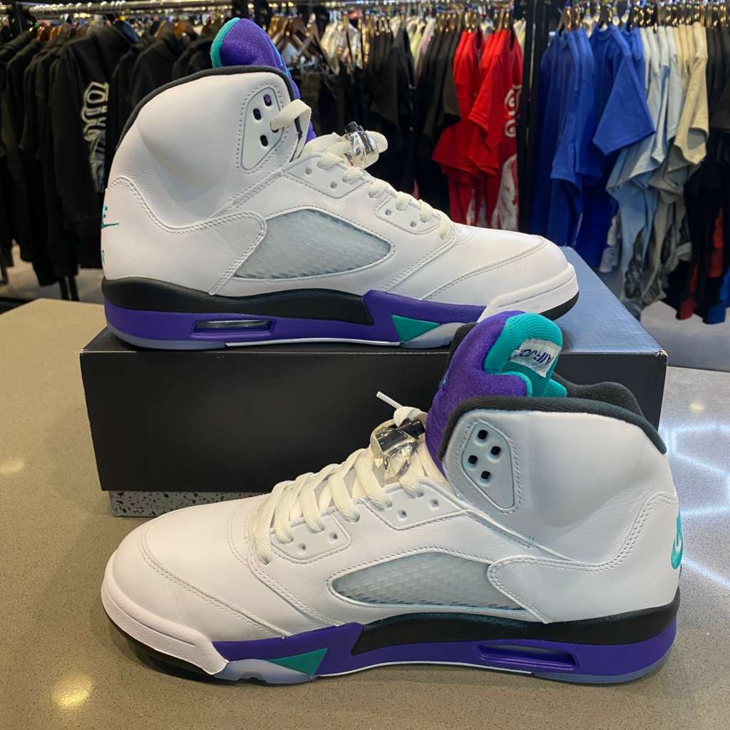 Jordan 5 Retro Grape (2025) Size 12 HQ7978-100 - Pre-Owned