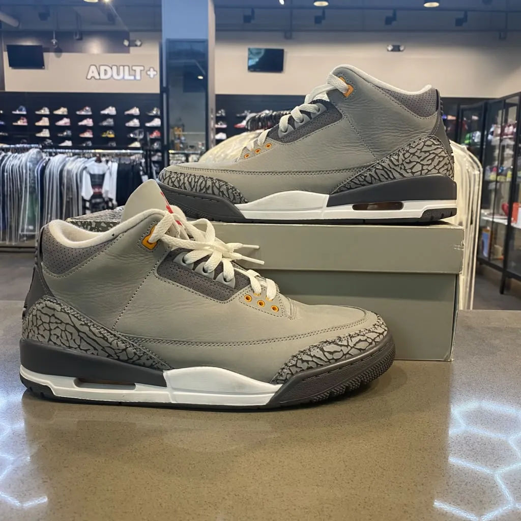 Jordan 3 Retro Cool Grey (2021) Size 11 CT8532-012 - Pre-Owned