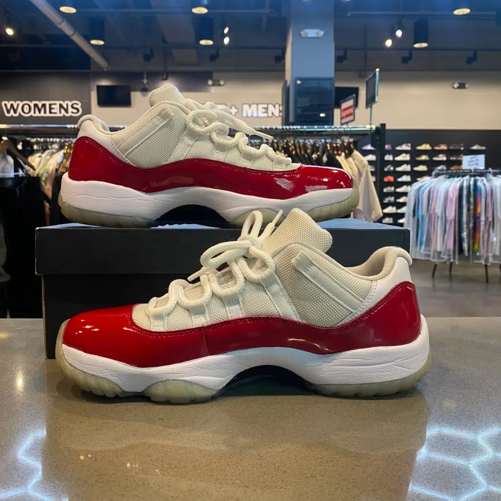 Jordan 11 Retro Low Cherry (2016) Size 9.5 528895-102 - Pre-Owned