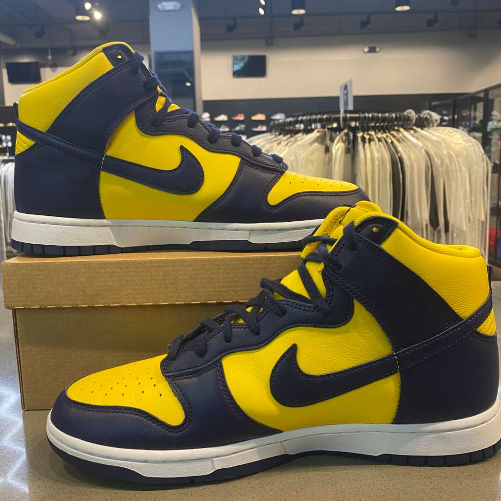 Nike Dunk High Michigan (2025) Size 12 HF3143-700 - Pre-Owned (Replacement Box)