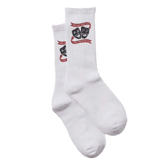 Asaali Classic Logo Socks White