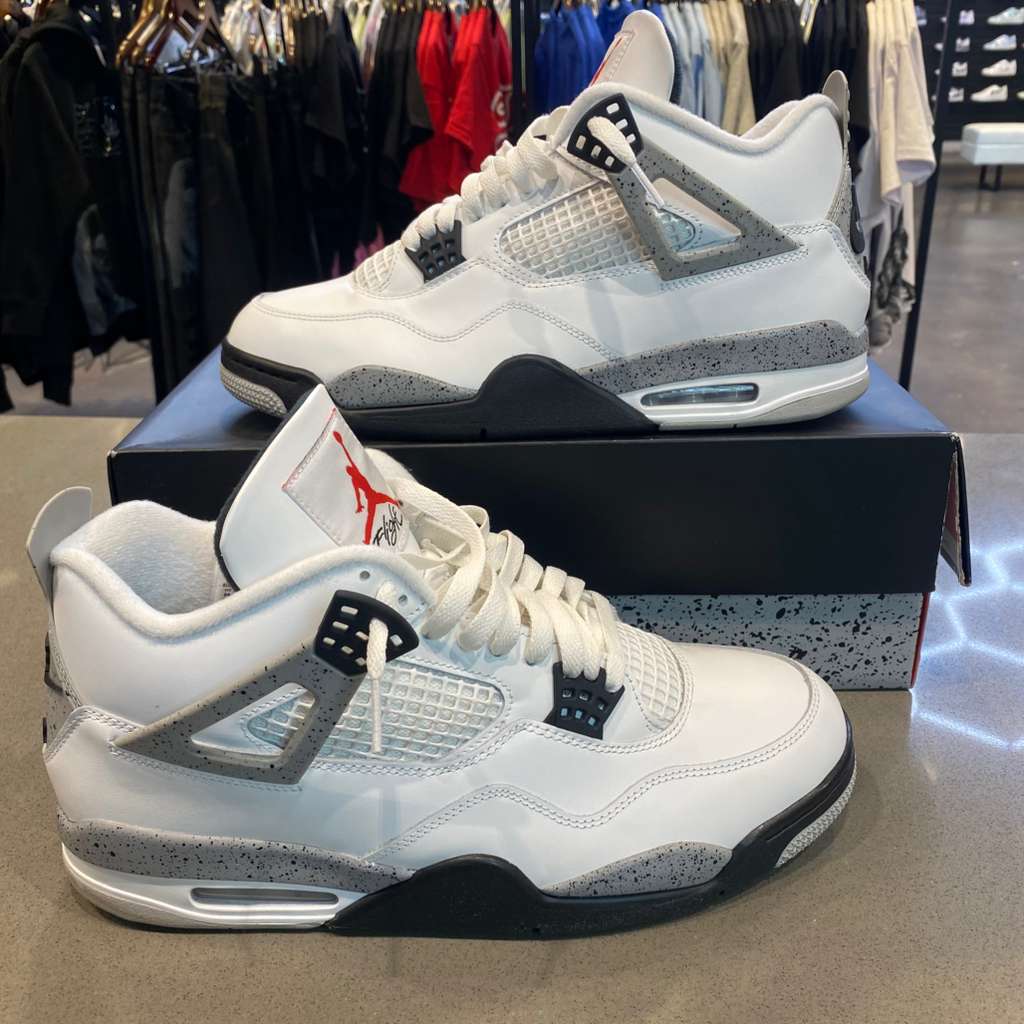 Jordan 4 Retro White Cement (2025) Size 12 FV5029-100 - Pre-Owned
