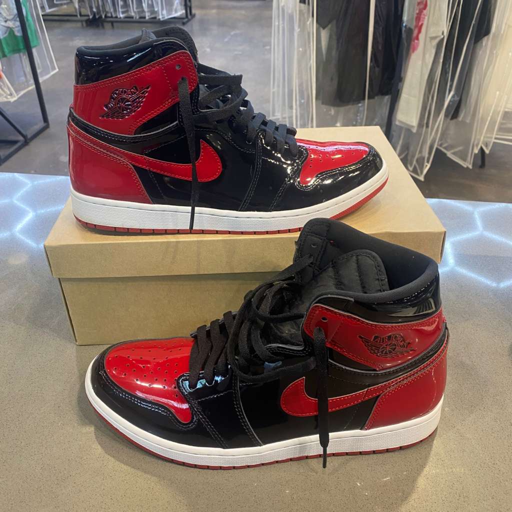 Jordan 1 Retro High OG Patent Bred - Pre-Owned (Replacement Box)