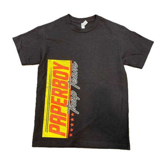 Paper Boy Raceblock Tee Black v2