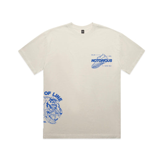 Notorious x OOLA 2025 Faded Bone Tee