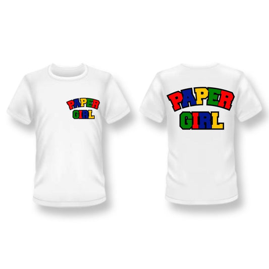 Papergirl Crayola Work Tee White