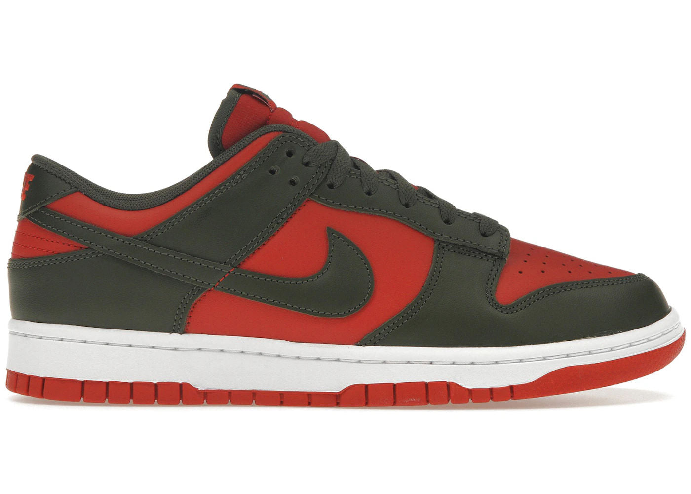 Nike Dunk Low Mystic Red Cargo Khaki - Pre-Owned