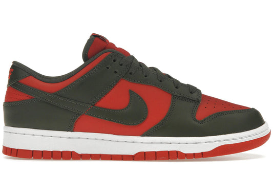 Nike Dunk Low Mystic Red Cargo Khaki - Pre-Owned