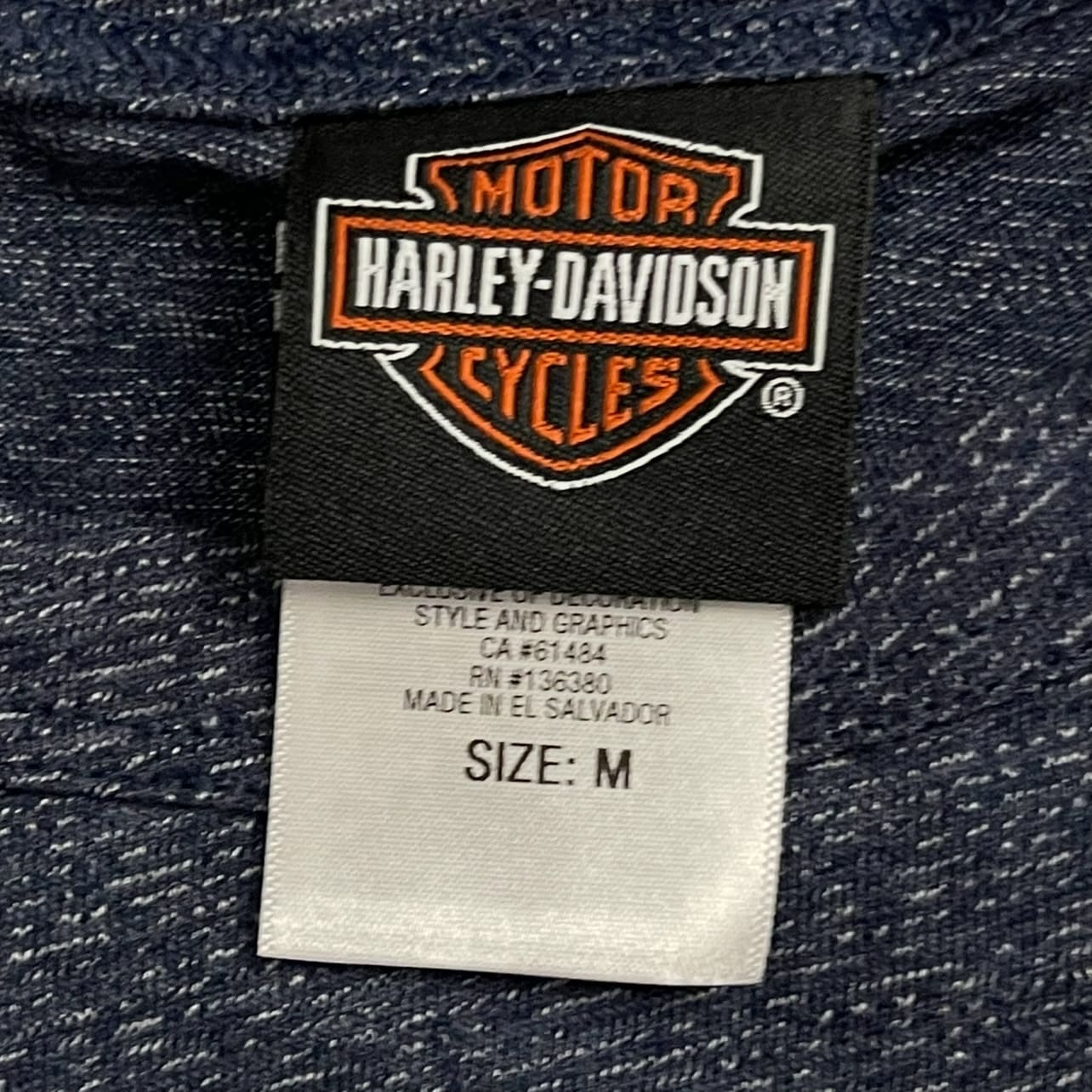 Y2K Harley-Davidson Biker Gears Logo T-Shirt - Used