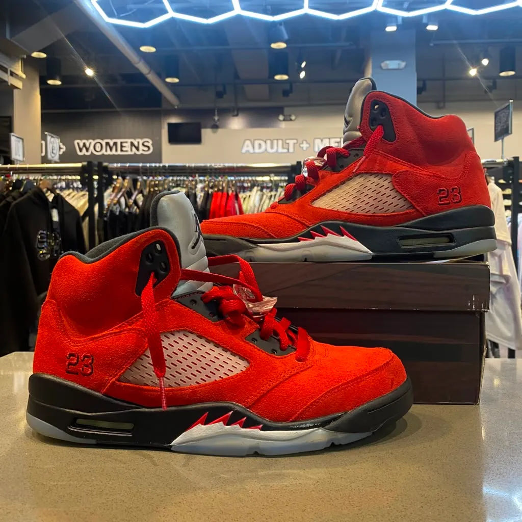 Jordan 5 Retro Raging Bull Red (2021) Size 10 DD0587-600 - Pre-Owned