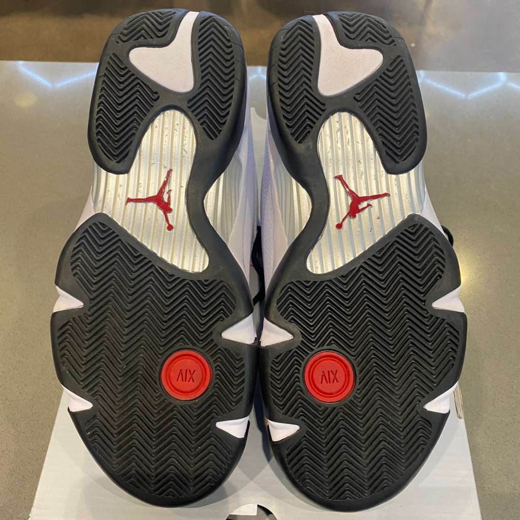 Jordan 14 Retro Black Toe (2024) Size 9 487471-160 - Pre-Owned
