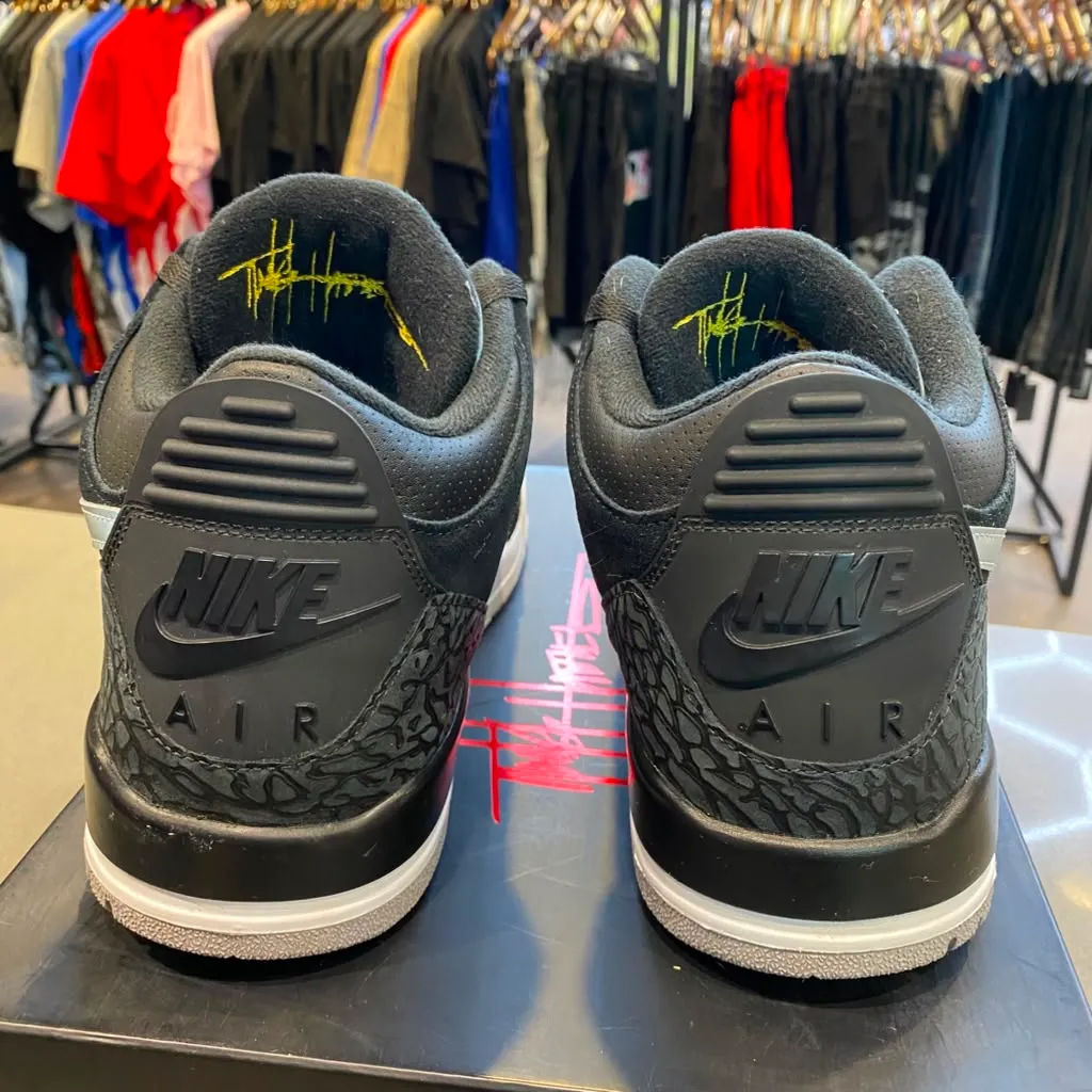 Jordan 3 Retro Tinker Black Cement Gold Size 11.5 CK4348-007 - Pre-Owned