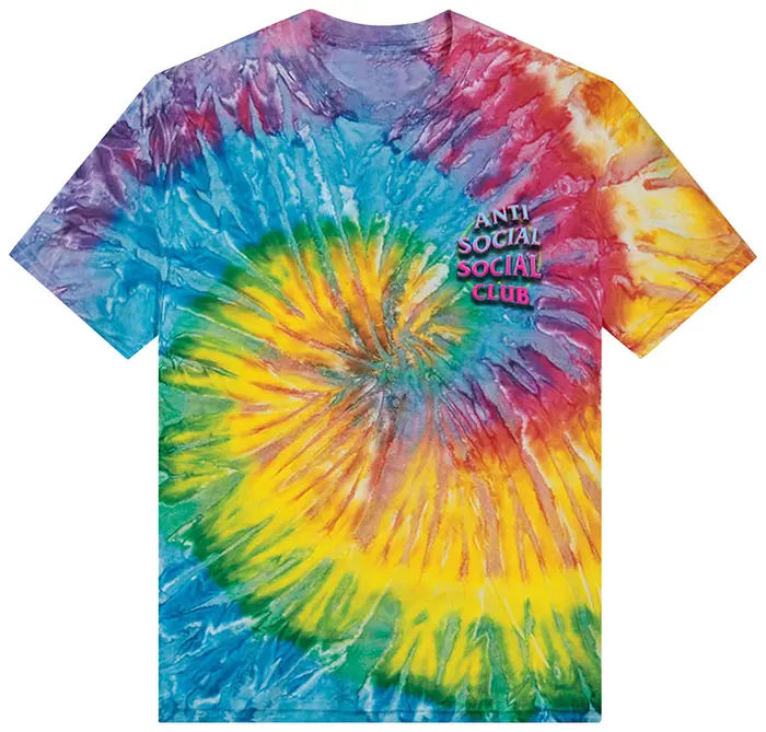 Anti Social Social Club ASSC Technologies Inc. 2001 Tee Tie Dye