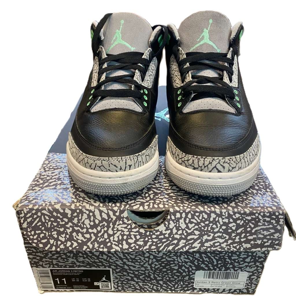 Jordan 3 Retro Green Glow - Pre-Owned