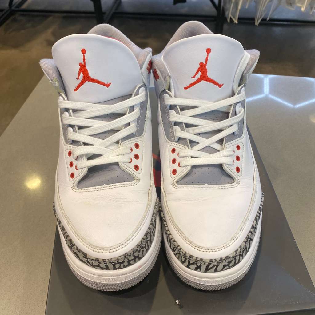 Jordan 3 Retro Fire Red (2022) Size 9.5 DN3707-160 - Pre-Owned