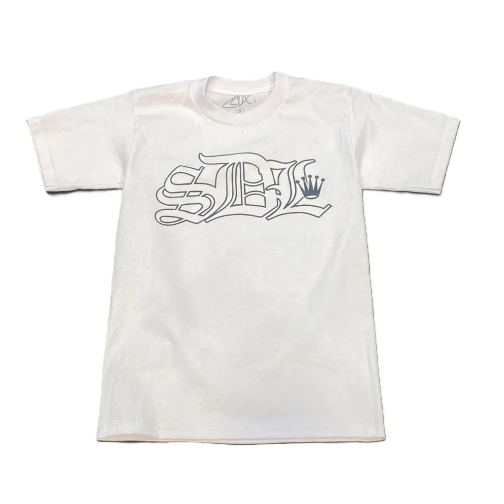 SDL Side Crown Logo VM Tee Black/White