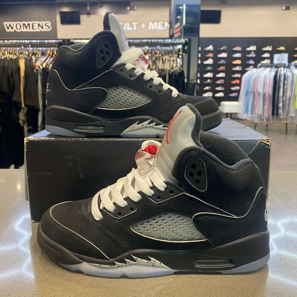 Jordan 5 Retro OG Black Metallic Reimagined (GS) Size 4.5Y HF3976-001 - Pre-Owned