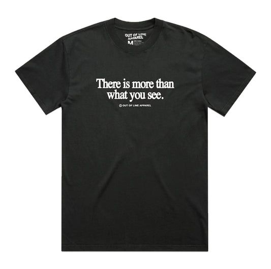 "There Is More" V2 Faded Coal Tee