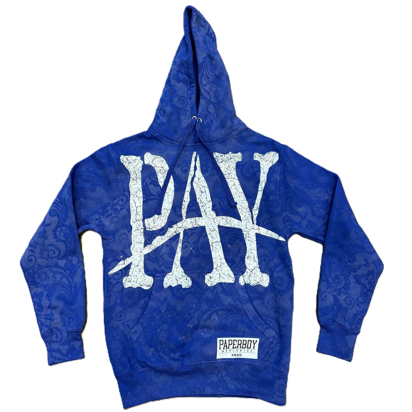Blue Paperboy Handcrafted Hoodie