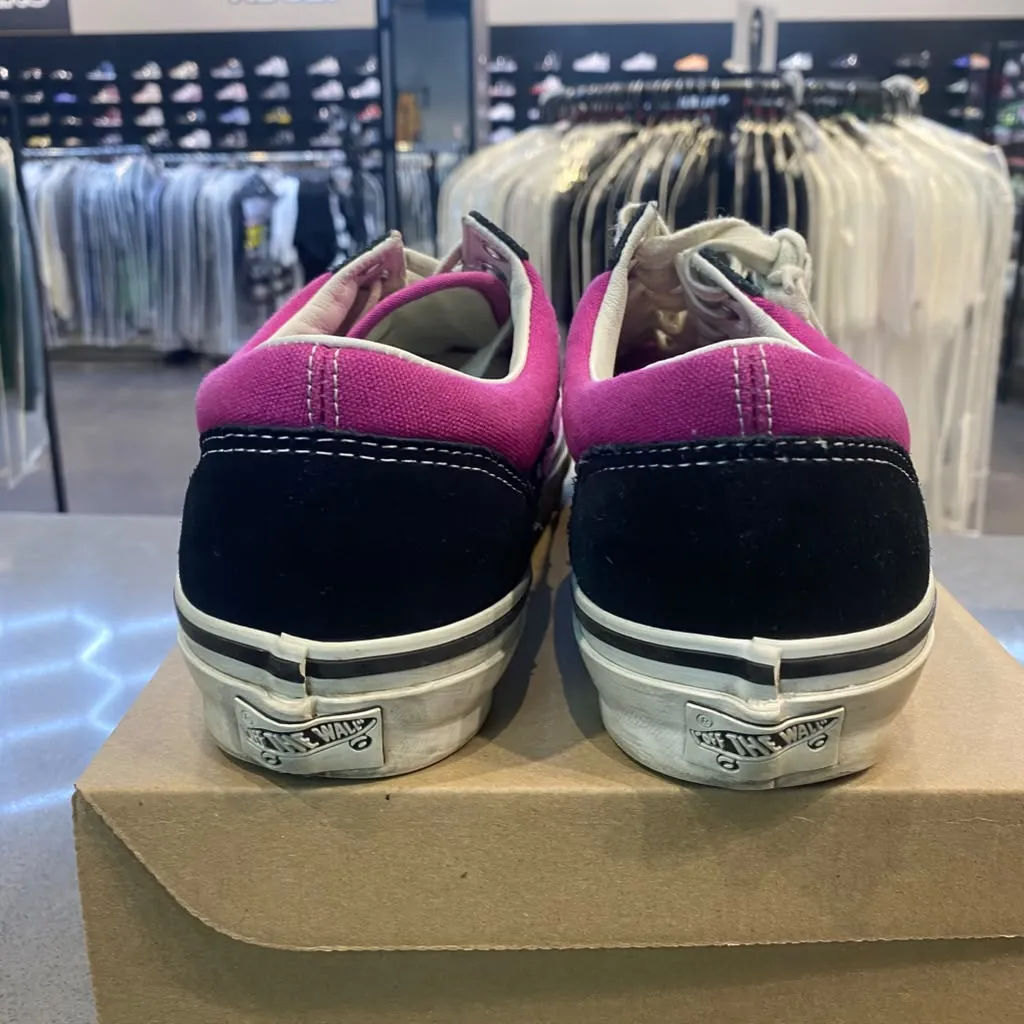 Vans OTW Old Skool 36 Pearlized Pack Pink Black Size 10.5 VN000E8VHLE - Pre-Owned (Replacement Box)