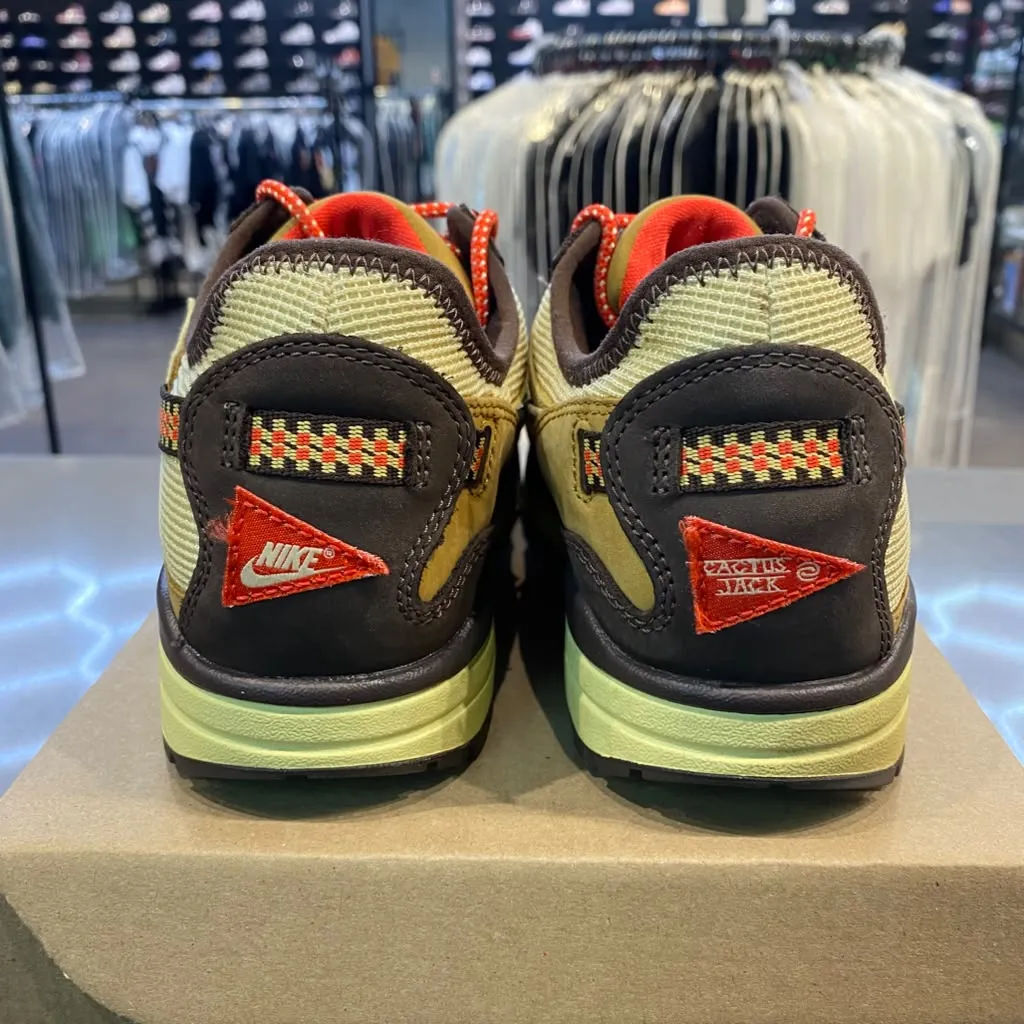 Nike Air Max 1 Travis Scott Cactus Jack Baroque Brown Size 8.5 DO9392-200 - Pre-Owned (Replacement Box)
