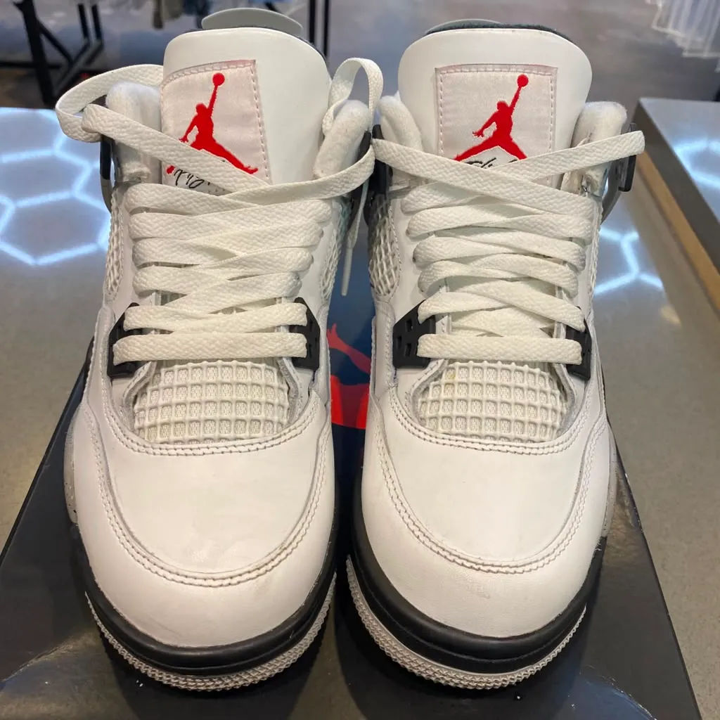 Jordan 4 Retro White Cement (2025) (GS) Size 5.5Y IB4171-100 - Pre-Owned