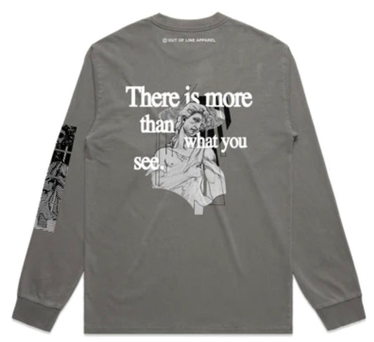 "There is More" Faded Grey LS Tee