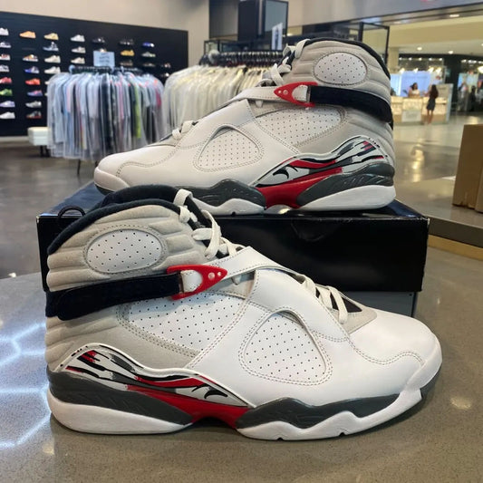 Jordan 8 Retro White True Red (2025) Size 11.5 305381-100 - Pre-Owned