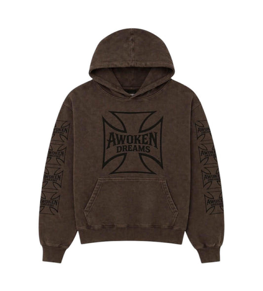 Awoken Dreams West Coast Chopper Hoodie Mocha