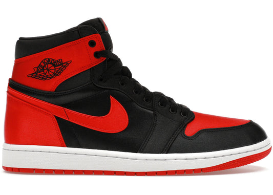 Jordan 1 Retro High OG Satin Bred (Women's) - Pre-Owned