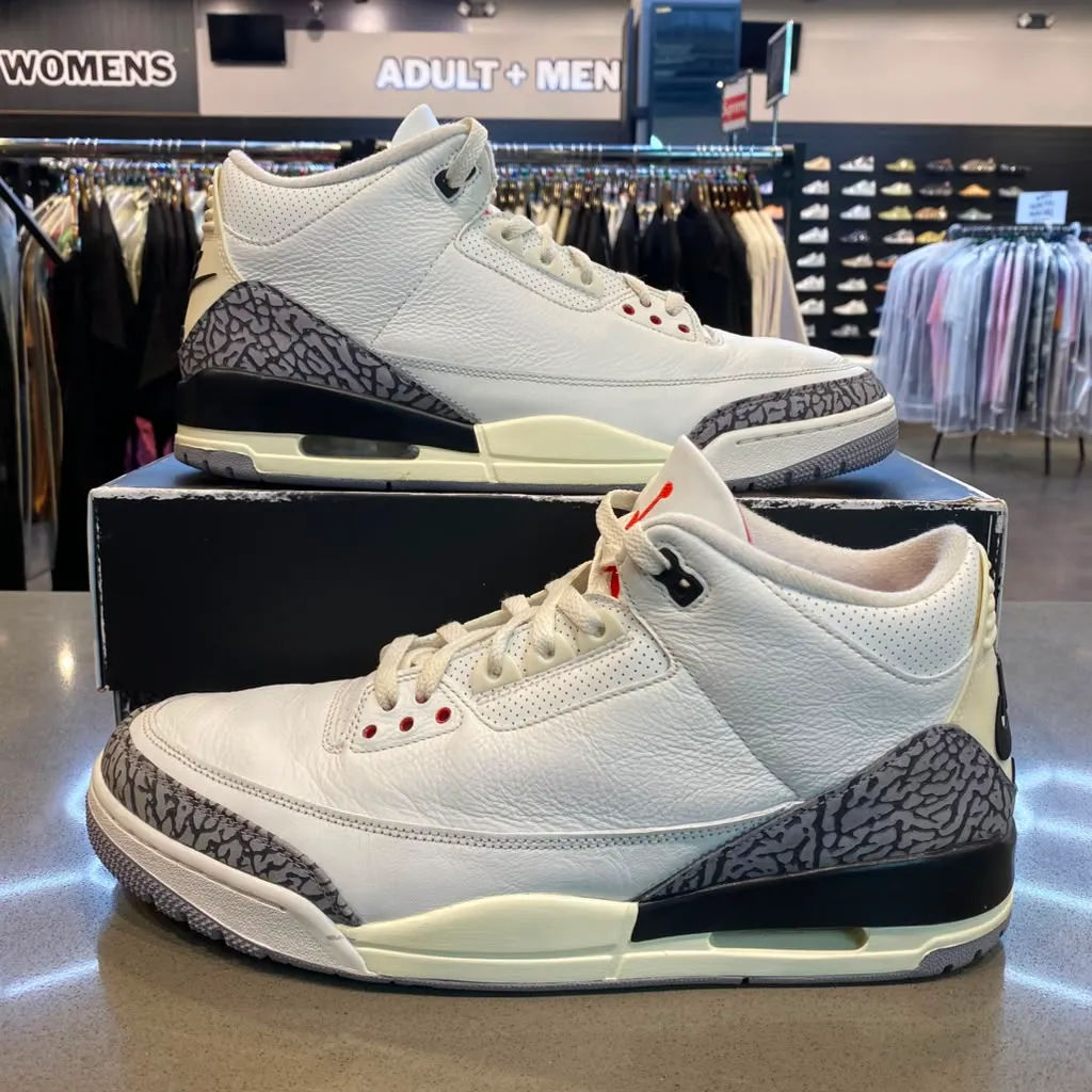 Jordan 3 Retro White Cement Reimagined Size 14M DN3707-100 - Pre-Owned