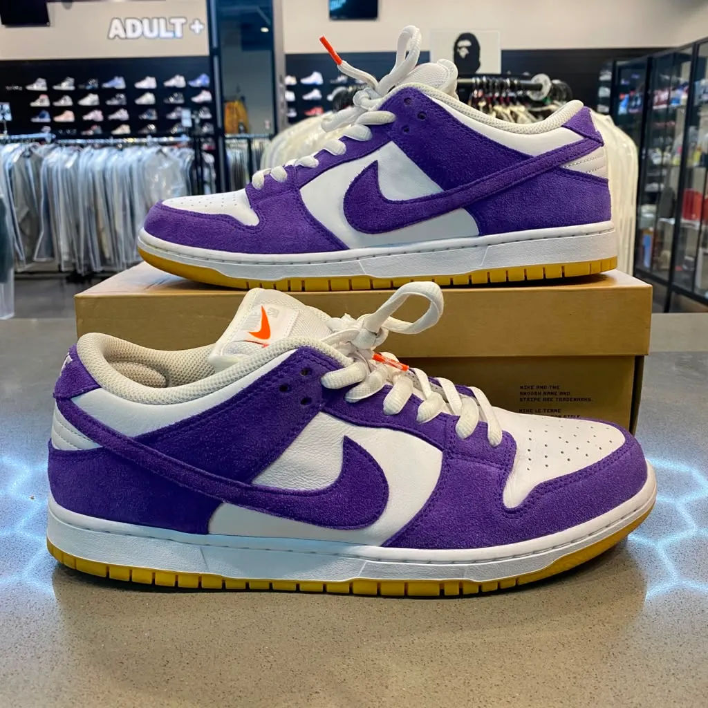 Nike SB Dunk Low Pro ISO Orange Label Court Purple Size 11.5 DV5464-500 - Pre-Owned