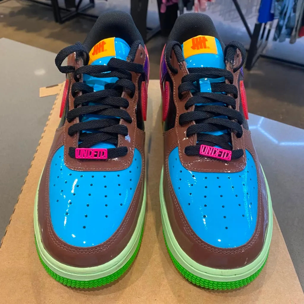 Nike Air Force 1 Low SP Undefeated Multi-Patent Pink Prime Size 11 DV5255-200 - Pre-Owned (Replacement Box)