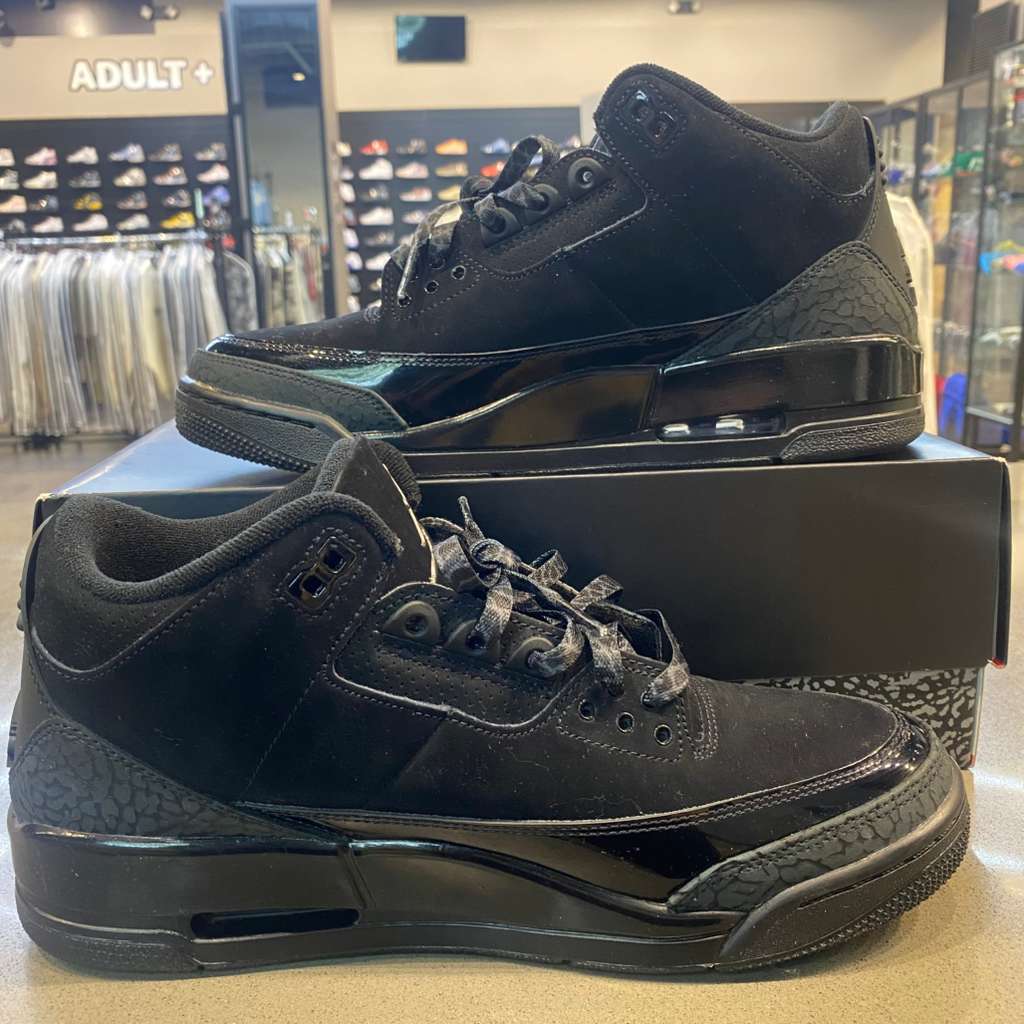 Jordan 3 Retro Black Cat (2025) Size 9.5 CT8532-001 - Pre-Owned