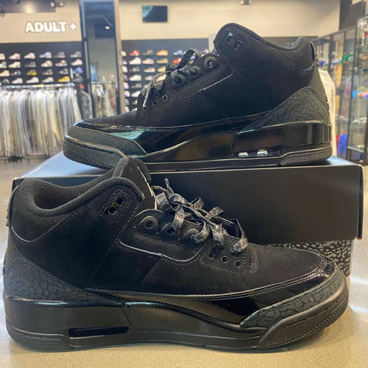 Jordan 3 Retro Black Cat (2025) Size 9.5 CT8532-001 - Pre-Owned