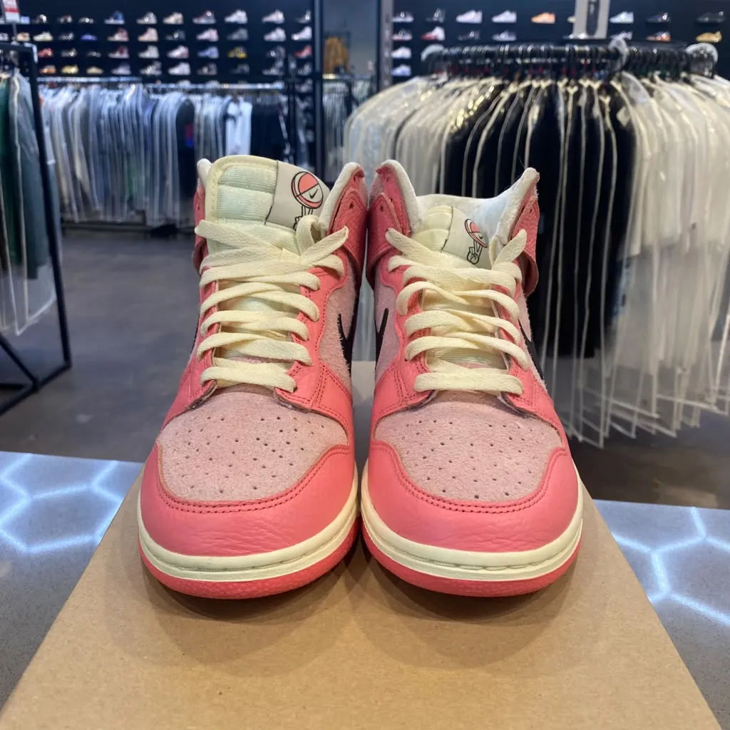 Nike Dunk High Hoops Pack Pink (Women's) Size 8.5W DX3359-600 - Pre-Owned (Replacement Box)