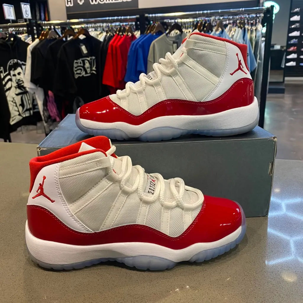 Jordan 11 Retro Cherry (2022) (GS) Size 6Y 378038-116 - Pre-Owned