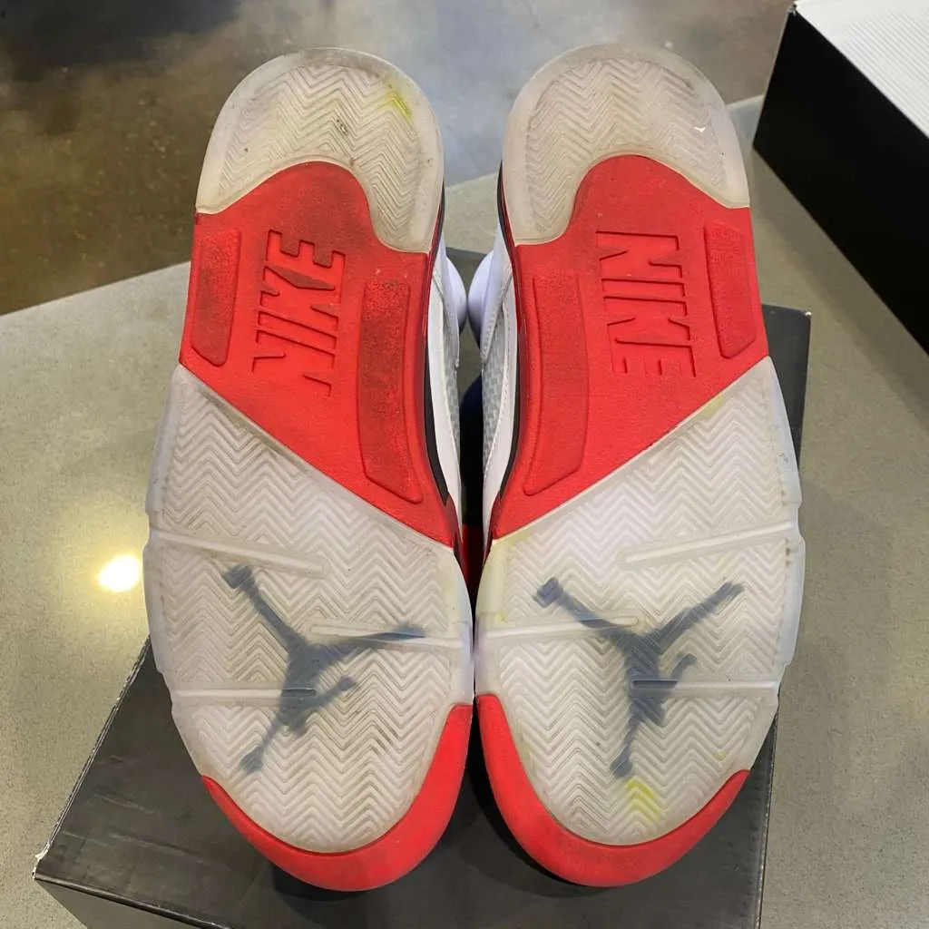Jordan 5 Retro Fire Red Black Tongue (2025) Size 11 HQ7978-101 - Pre-Owned